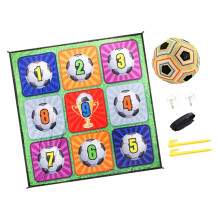 Tapis d'activité de but de football divertissant pour les-Jaune
