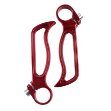 Aluminum Alloy Bike Handle Bar End Hollow Bicycles-Red