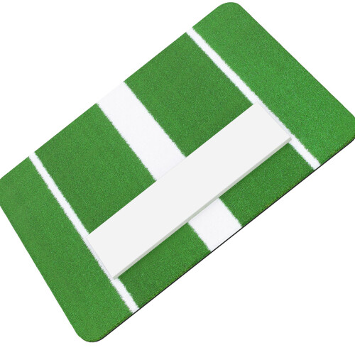 Advanced Level Softball Batting Mat 60X91cm Secure Grip-Green