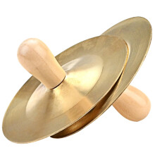 Metal Finger Cymbals with Crisp Bright Tone for Belly Dance and Small Hand Cymbals Music Education