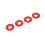 500PCS Red Motherboard Screw Insulating Fiber Washers 3