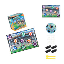 Fun Indoor Outdoor Football Game Mat For Kids Including-Blue