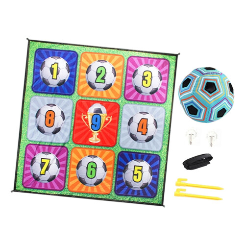 Engaging Football Practice Pad For Children Training-Blue