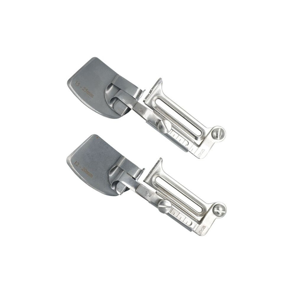2Pcs Adjustable Sewing Rolled Hemmer Foot Wide Rolled Pressure Foot Sewing Machine Presser Foot 4713132206511