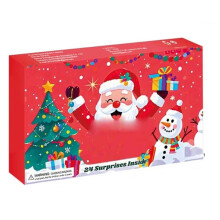 Calendar Advent 24 Days Christmas Holiday Countdown Animal Toys Dinosaur Egg for Kids Teens Festive Party Classroom A