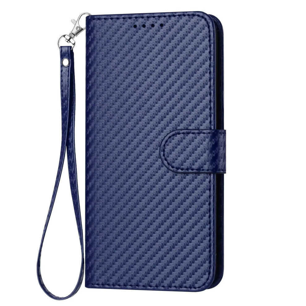 Leather Wallet Case Dark Shockproof Flip Cover With Card Slots And Magnetic Stand For Huawei P10 Lite Blue 9092120217162