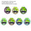 Badminton Training Nylon Snaarlijn Hoge elastische-Druif en wit 3