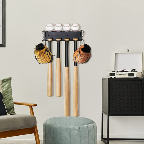 Support mural pour batte de baseball, peu-2 ensembles 2