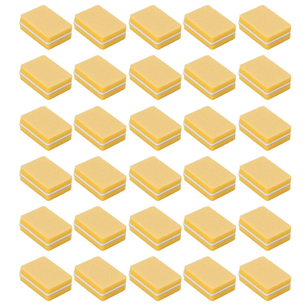 30pcs Mini Nail Buffer Professional Portable Home Salon Nail Buffing Sanding Block Manicure ToolYellow