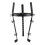 Conga Drum Stand Adjustable Height Heavy Duty Iron with AntiSlip Rubber Base for Performance 1