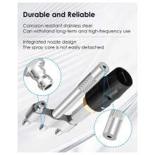 Pressure Washer Chemical Tip M5 Twist Nozzles, Long Range Chemical Shooter for 3-7 GPM, 1/4 Inch Quick Connect 3 Nozzles