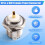 UHF Female SO239 Flange Mount RF Connector Adapter Test Converter Panel Chassis Mount Handle RF Coax Cable 2Pcs 4