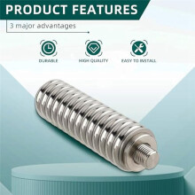 2pc Heavy Duty CB Antenna Spring Mount Fits for Mobile/Vehicle CB Radio Antenna Mount 3/8-24Inch Threads Stainless Steel