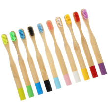 10pcs Bamboo Toothbrush Set Soft Bristle Eco Friendly Travel Toothbrush for Kids and Adults