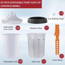 Paint Cup 27 Ounce Kit for Automotive Commercial Coatings