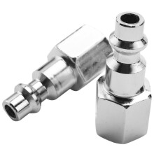 28Pcs Air Hose Compressor Fitting 1/4 Inch Bsp Metal Connectors Coupler Male Female Quick Release Set