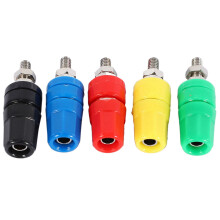 10Pcs M4X36 Terminale nel Rame Puro 4mm Presa un Banana Connettore un Spina un Banana da 20A