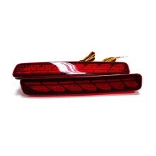 1 Par de Luzes de para-Choque Traseiro para NOAH VOXY 80 Pruis 40 Series Lâmpada LED Dinâmica para para-Choque Traseiro Vermelha