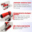 Concrete Tool Set 3 Piece Stainless Steel Flat Handle Spade Cement Kit Masonry Building  Kit 2