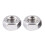 8X Acier Inoxydable Tige Filetee D'Argent 320mm x M8 7