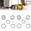 N078434 Spring Kit for  20V Impact Wrench DCF885 DCF886 Spring and  Replacement, Impact Driver Spring Kit 2set 4