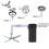 2X Universal Ceiling Fan & Light Remote Control Kit Timing Wireless Switches 7
