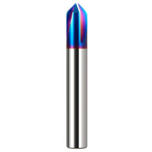 Fresa de Biselado de Ranura Recta de Carburo de 3 Filos, 12 mm, 90 Grados, de Acero de Tungsteno, Herramienta de Bricolaje para Desbarbar y Biselar