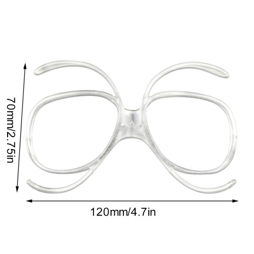 Ski Goggles Rx Insert Butterfly Frame Flexible TR90 Universal Size