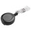 2X  Retractable Yo Yo Key Ring PULL CHAIN Belt Clip ID CARD Holder Ski Pass - Black 4
