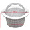Swimming Pool Skimmer Replacement Basket with Handle, 4 Pack - Above Ground Pool Thru-Wall Skimmer Baskets 6