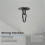 2X Ceiling Hook Hanging Chair,400KG Ceiling Hook,360  Rotatable Bracket,Swing Hook  for Ceiling,Hammock,Punching Bag 5