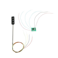 2 Set Traffic Light Signal HO OO Scale LED Model Architecture Train Railroad Crossing Walk Street + Circuit Board