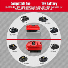 Adapter for V20 Cordless Tools for 18V Li-Ion Battery Convert to for 20V Power Tool