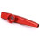 2X Aluminiumlegierung Kazoo mit Membran Rot 3