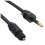 2X 1M 3Ft Toslink to  Plug 3.5mm Digital Optical SPDIF Audio Cable Gold Plated 4