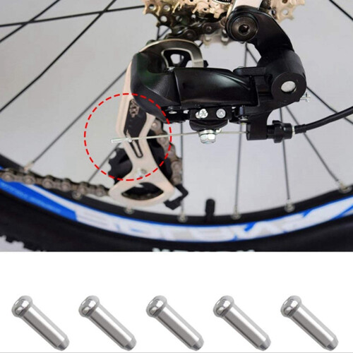 450Pcs Cable End Brake Cable Cap, Aluminum Mountain Bicycle Brake Cable Cap End Tips Crimp 2