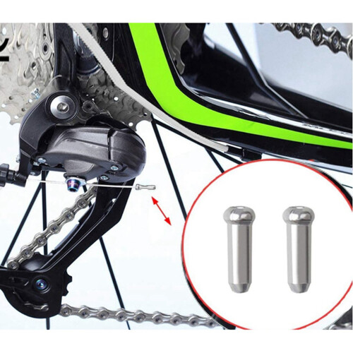 450Pcs Cable End Brake Cable Cap, Aluminum Mountain Bicycle Brake Cable Cap End Tips Crimp