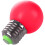 2X E27 LED Light Warm Red Bulb Plastic Bulb (0.5W Power, Red) 4