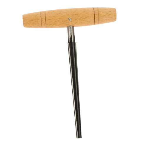 Violin Peg Reamer with Wood Handle for Precise Peg Hole Shaping, Luthier Viola Fitting Tool