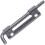 6X Hardware Spring Loaded Metal Security  Bolt  3.5 Inch Long Silver Tone 6