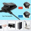 4X Book Light, Rechargeable Reading Light, 9 LED Book Light for Reading in Bed with 3 Brightness 5