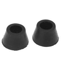 80 Stueck Schwarz Gummi Abdeckung Stuhl Tischbein Einbau Fuss Pads 16mm Durchmesser