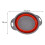 Red Collapsible Kitchen Colander Silicone Strainer Dishwasher Safe Approved 10
