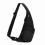 Sport Brusttasche Schwarz Verstellbarer Gurt 1