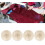4 PCS Embroidery Floss Organizer Wooden Round  Stitch Thread Holder Needlework Thread Sorter DIY Sewing Supplies 2