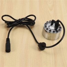 10X Ultrasonic Mist Maker Fogger Water Fountain Pond 12 LED