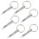 12Pcs Quick Release Pin Boat Bimini Top Pins 1/4 Inch Diameter with Drop Cam & Spring, Marine Hardware with Pull Ring 4