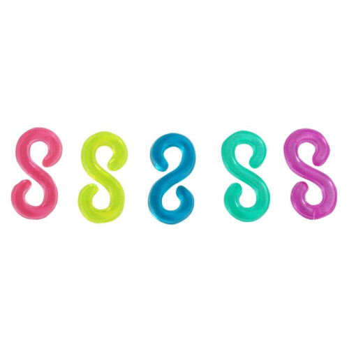 Neue Tolle Webstuhl Bands Packung mit 500 Bunten S-Clips 1