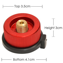 Adaptador de FogãO para Acampamento Ao Ar Livre ConversãO Tipo Split Conector de Forno um GáS Cartucho Adaptador de Tanque