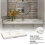 2X Marble Pattern Resin Tray Non Slip Rectangular Plate Countertop Bathroom Soap Shampoo Storage Tray Home Decor,White 3